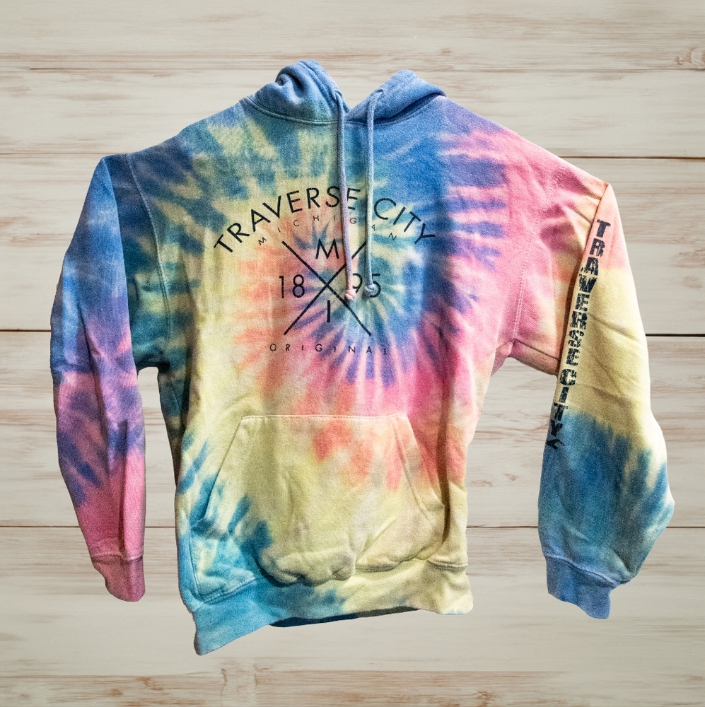 Tie Dye Traverse City Hoodie